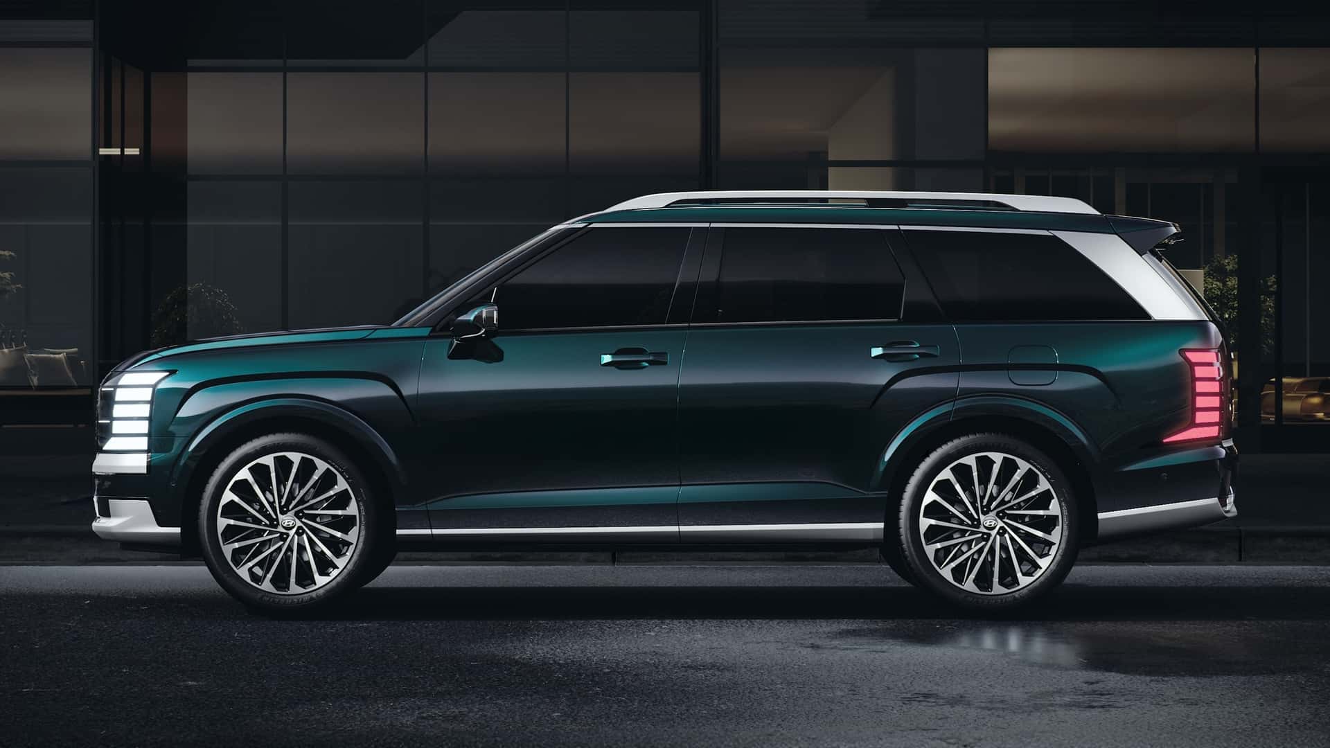 Hyundai Palisade vue latérale Hyundai Palisade vue latérale