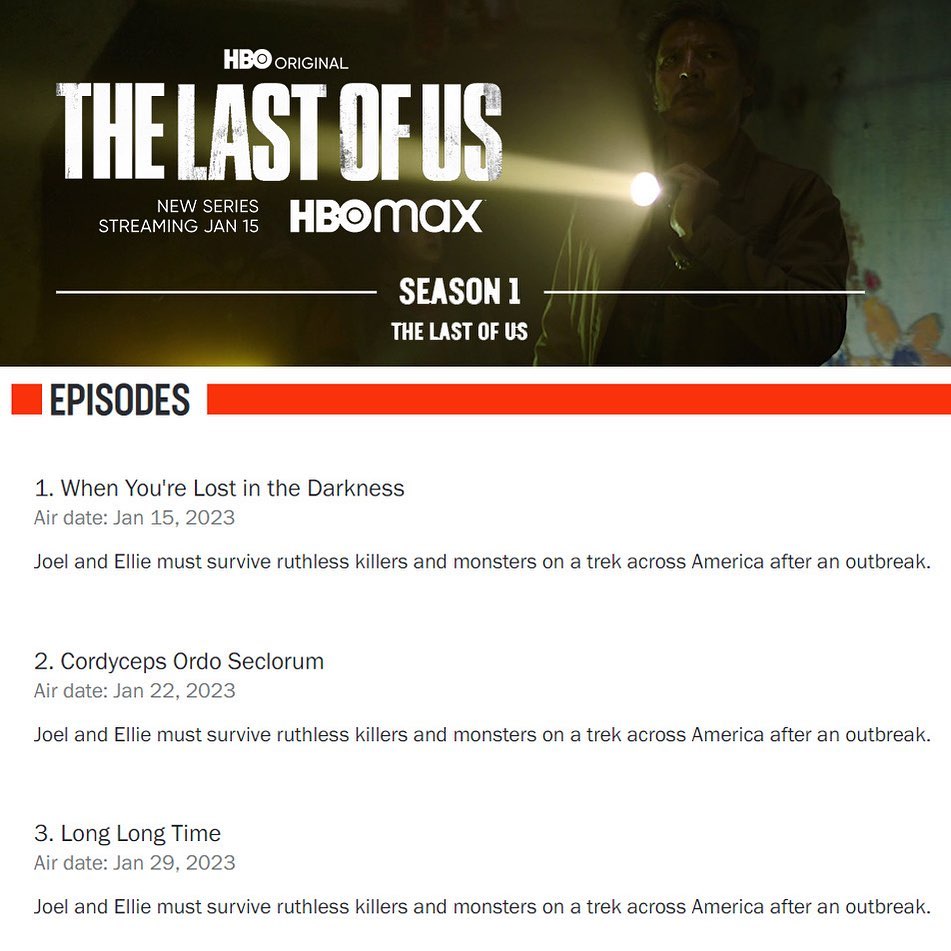 Il est temps de révéler les détails : les titres des 3 premiers épisodes de l'adaptation TV de The Last of Us sont apparus sur Rotten Tomatoes-2 Il est temps de révéler les détails : les titres des 3 premiers épisodes de l'adaptation TV de The Last of Us sont apparus sur Rotten Tomatoes-2
