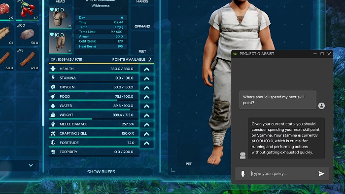 Projet G-Assist de NVIDIA : une IA innovante qui personnalisera le jeu, aidera à trouver des explications et expliquera toutes les nuances de l'intrigue.-4 Projet G-Assist de NVIDIA : une IA innovante qui personnalisera le jeu, aidera à trouver des explications et expliquera toutes les nuances de l'intrigue.-4
