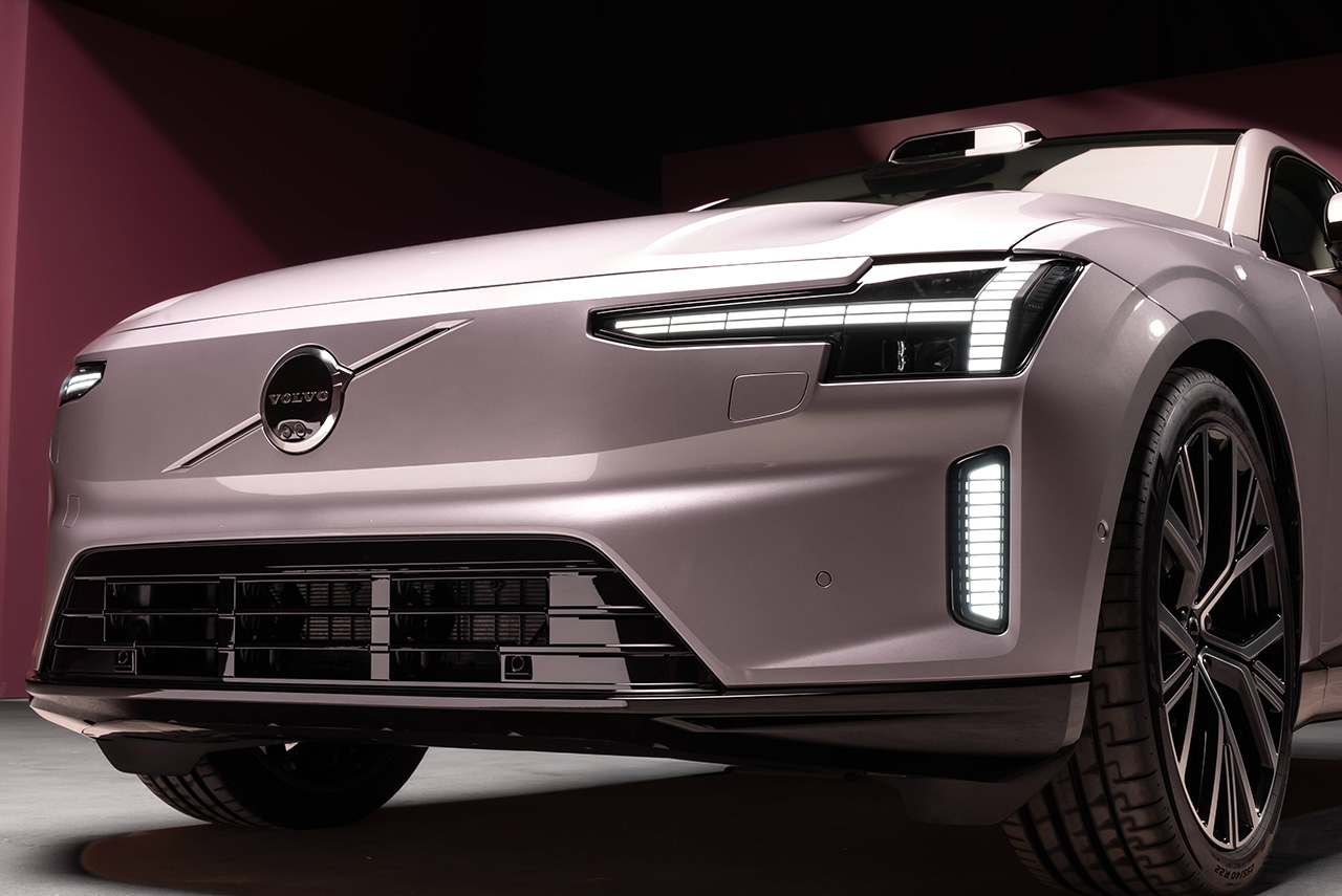 La face avant de la Volvo ES90 La face avant de la Volvo ES90