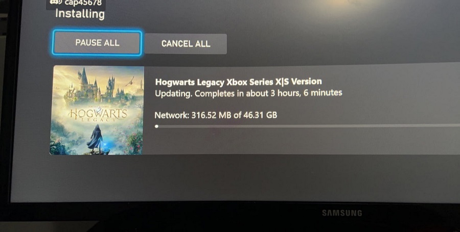 Des utilisateurs affirment que le préchargement de L'héritage de Poudlard est déjà disponible sur les consoles de la série Xbox.-2 Des utilisateurs affirment que le préchargement de L'héritage de Poudlard est déjà disponible sur les consoles de la série Xbox.-2