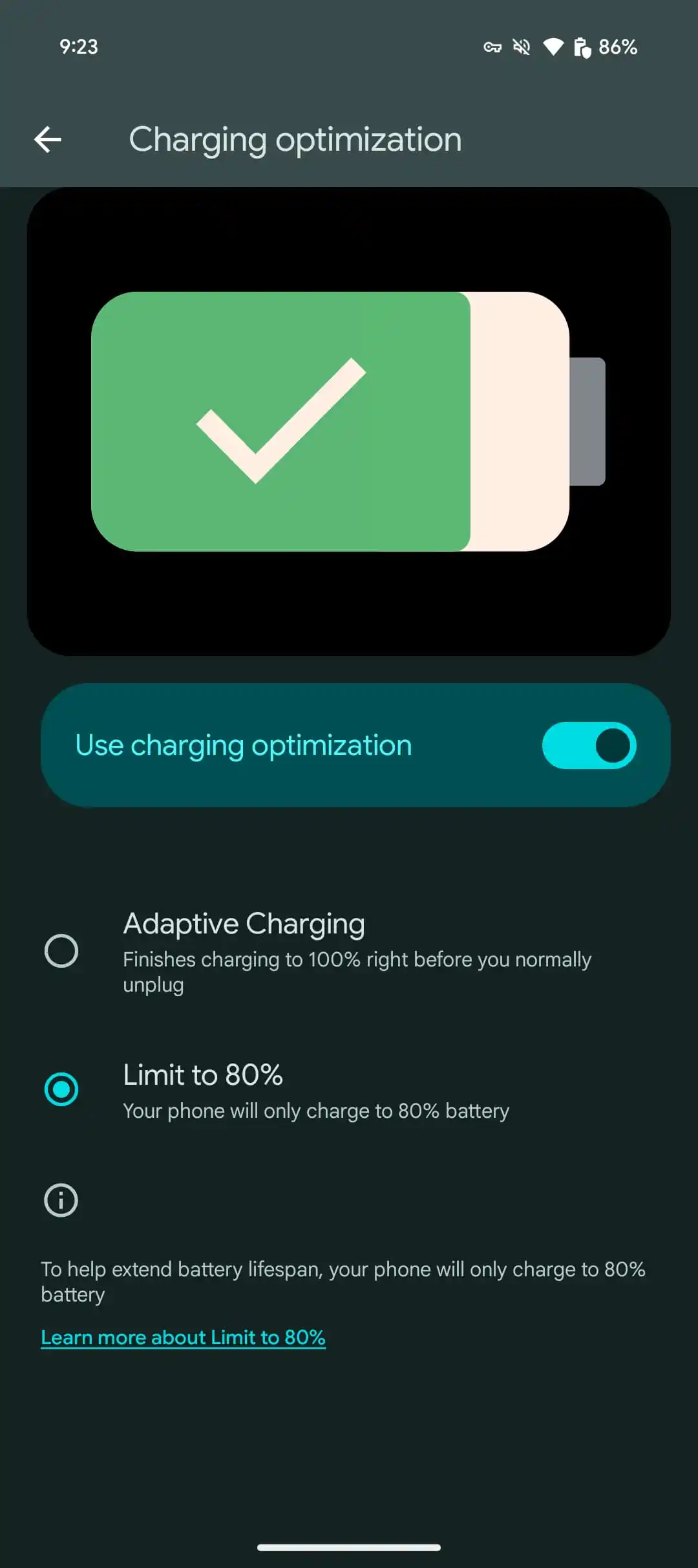 Nouvelle conception des réglages de la batterie Nouvelle conception des réglages de la batterie