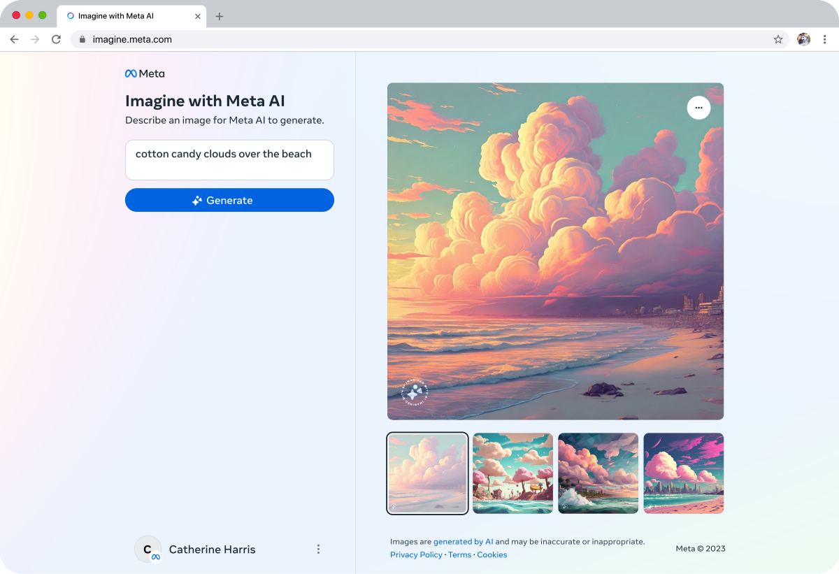 Meta a lancé Imagine with Meta, un générateur d'images par IA-2 Meta a lancé Imagine with Meta, un générateur d'images par IA-2