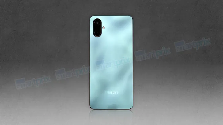 Rendu du Samsung Galaxy F06 en vert foncé Rendu du Samsung Galaxy F06 en vert foncé