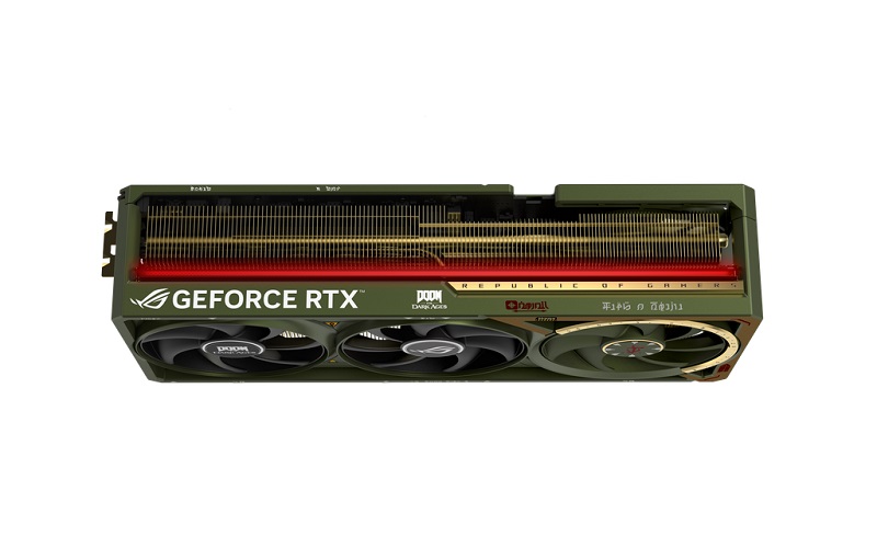 Détails visuels de la ROG Astral GeForce RTX 5080 DOOM Edition GeForce RTX 5080 DOOM Edition Détails visuels de la ROG Astral GeForce RTX 5080 DOOM Edition GeForce RTX 5080 DOOM Edition