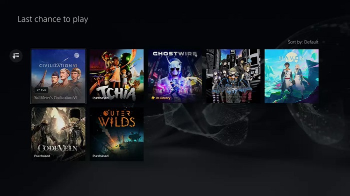 Sony retirera sept jeux du catalogue PS Plus Extra et Premium en mars, dont Ghostwire : Tokyo et Civilization VI-2 Sony retirera sept jeux du catalogue PS Plus Extra et Premium en mars, dont Ghostwire : Tokyo et Civilization VI-2