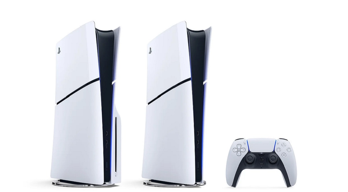 La même puissance dans un boîtier plus petit : Sony a dévoilé une nouvelle version de sa console PlayStation 5, dotée d'un disque amovible et d'une mémoire embarquée de 1 To. La même puissance dans un boîtier plus petit : Sony a dévoilé une nouvelle version de sa console PlayStation 5, dotée d'un disque amovible et d'une mémoire embarquée de 1 To.
