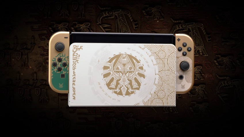 Nintendo a dévoilé une édition limitée de la console Switch OLED, dont le style s'inspire de The Legend of Zelda : Tears of the Kingdom-5 Nintendo a dévoilé une édition limitée de la console Switch OLED, dont le style s'inspire de The Legend of Zelda : Tears of the Kingdom-5