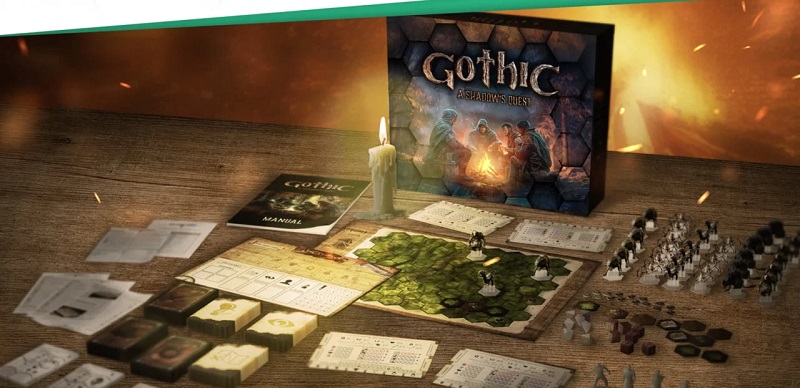 Une scène de Gothic : A Shadow's Quest. Une scène de Gothic : A Shadow's Quest.