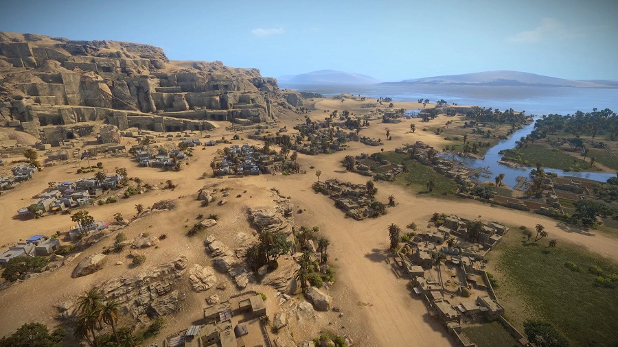 Les premières captures d'écran de Total War : Pharaoh montrent la majestueuse cité de l'Égypte ancienne et le spectaculaire paysage désertique sablonneux.-3 Les premières captures d'écran de Total War : Pharaoh montrent la majestueuse cité de l'Égypte ancienne et le spectaculaire paysage désertique sablonneux.-3
