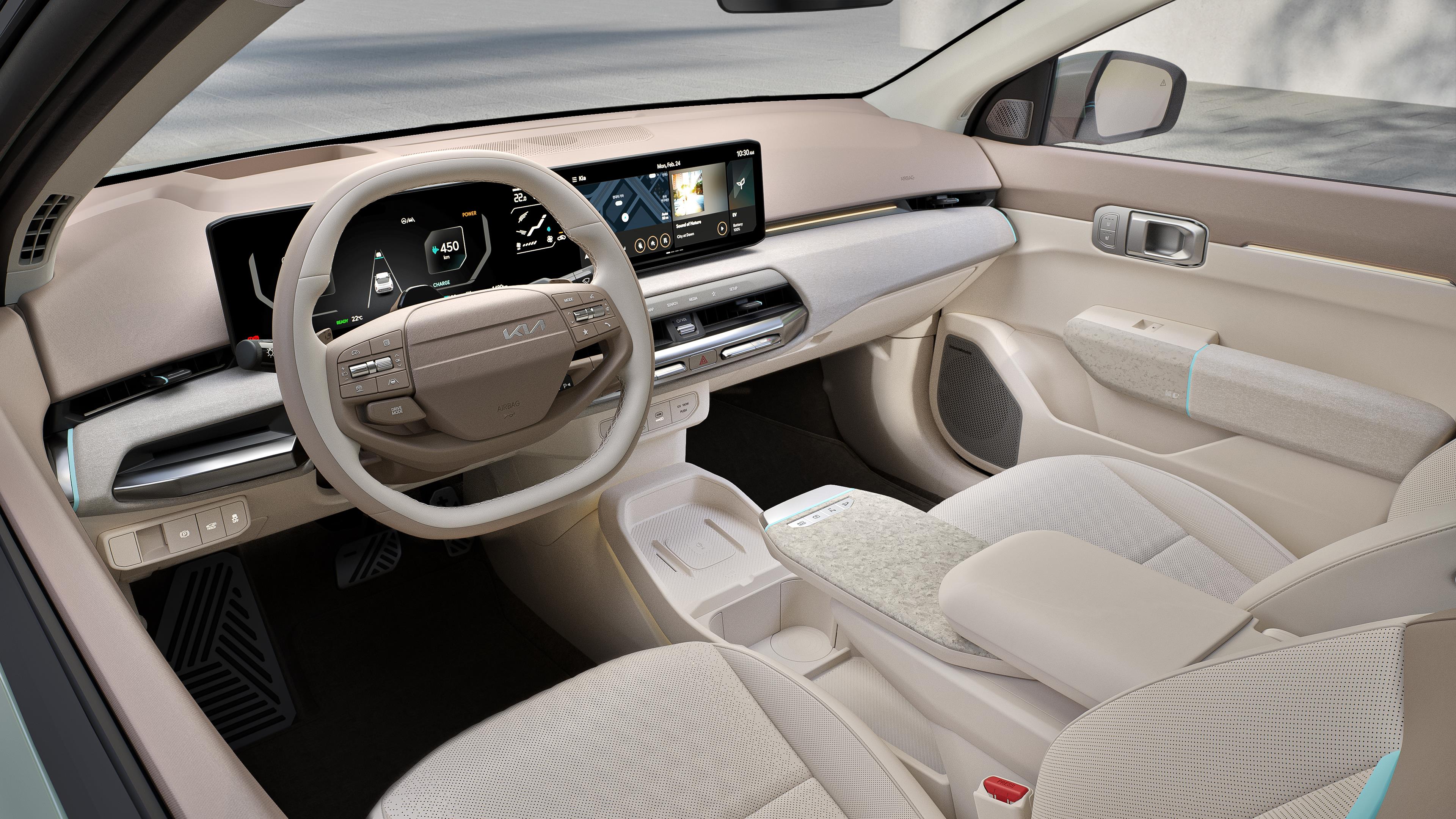 Intérieur du Kia EV4 - Affichages Intérieur du Kia EV4 - Affichages