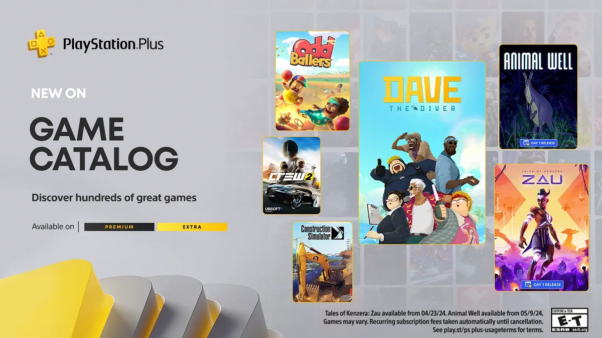 La sélection PlayStation Plus Extra et Premium du mois d'avril est disponible dès maintenant, avec Dave the Diver, The Crew 2, Miasma Chronicles et un certain nombre d'autres jeux. La sélection PlayStation Plus Extra et Premium du mois d'avril est disponible dès maintenant, avec Dave the Diver, The Crew 2, Miasma Chronicles et un certain nombre d'autres jeux.