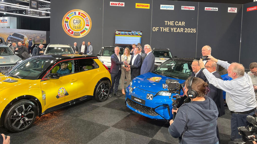 Cérémonie de remise des prix E-Tech de Renault 5 à Bruxelles