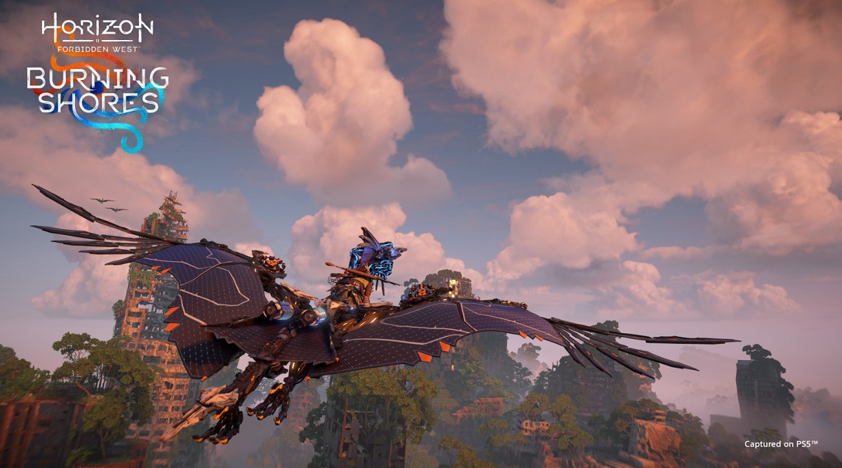 La beauté et le réalisme du ciel dans les nouvelles captures d'écran de l'extension Burning Shores pour Horizon Forbidden West La beauté et le réalisme du ciel dans les nouvelles captures d'écran de l'extension Burning Shores pour Horizon Forbidden West