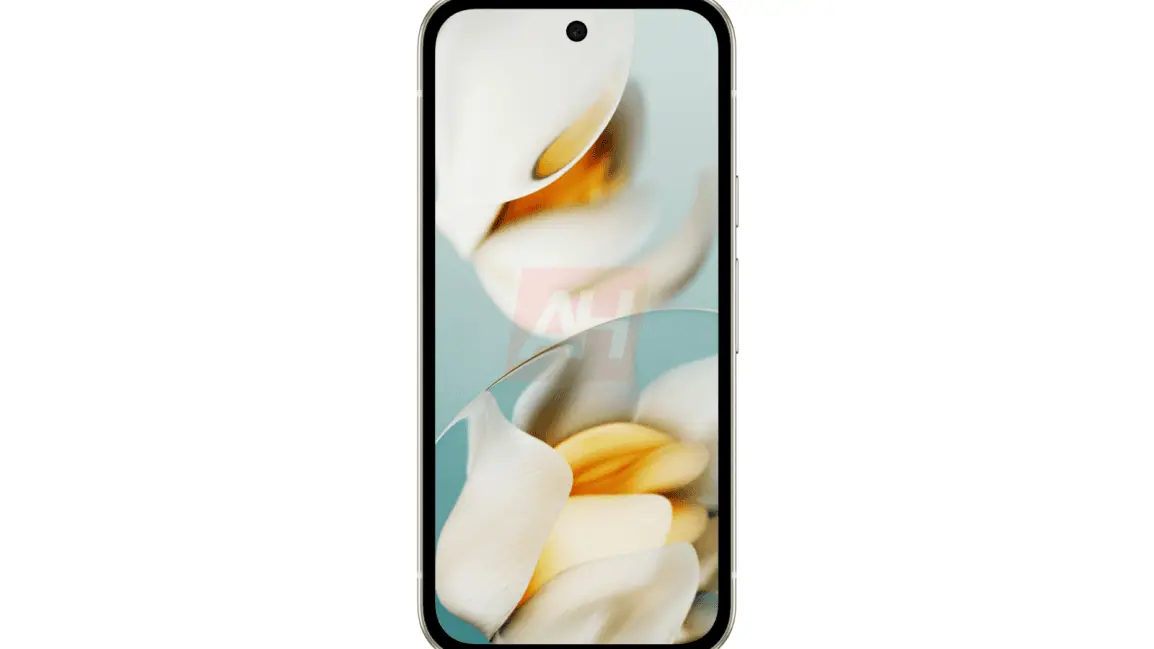 Rendu du smartphone Google Pixel 9a Rendu du smartphone Google Pixel 9a