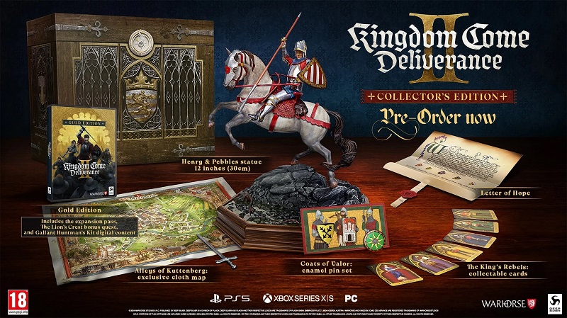 Warhorse Studios a dévoilé une édition collector de l'ambitieux RPG médiéval Kingdom Come : Deliverance 2-2 Warhorse Studios a dévoilé une édition collector de l'ambitieux RPG médiéval Kingdom Come : Deliverance 2-2