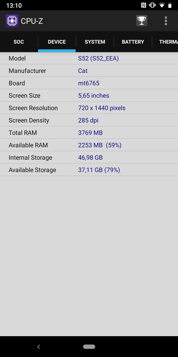 CAT S52 : le smartphone "incassable" à visage humain et NFC-43 CAT S52 : le smartphone "incassable" à visage humain et NFC-43