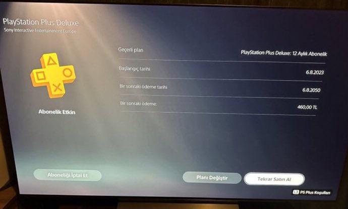 Les optimistes parmi nous ou pourquoi un joueur turc s'est abonné au PS Plus jusqu'en 2050-2 Les optimistes parmi nous ou pourquoi un joueur turc s'est abonné au PS Plus jusqu'en 2050-2