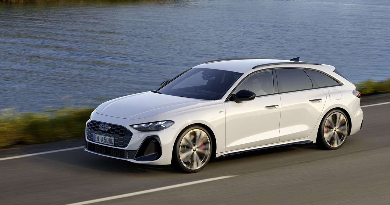 L'Audi A5 e-hybrid dans le dynamisme. L'Audi A5 e-hybrid dans le dynamisme.