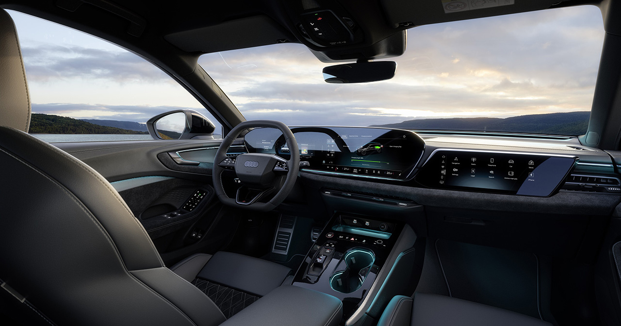 Intérieur de l'Audi A5 e-hybrid Intérieur de l'Audi A5 e-hybrid
