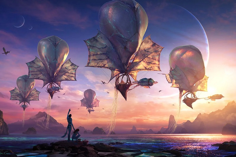 La beauté de Pandora, les clans Na'vi et les dirigeables : Disney dévoile cinq illustrations frappantes du troisième volet d'Avatar-4 La beauté de Pandora, les clans Na'vi et les dirigeables : Disney dévoile cinq illustrations frappantes du troisième volet d'Avatar-4