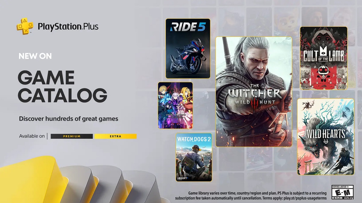 The Witcher 3, Cult of the Lamb, Watch Dogs 2 et d'autres jeux de la nouvelle sélection sont déjà disponibles pour les abonnés PlayStation Plus Extra et Premium. The Witcher 3, Cult of the Lamb, Watch Dogs 2 et d'autres jeux de la nouvelle sélection sont déjà disponibles pour les abonnés PlayStation Plus Extra et Premium.