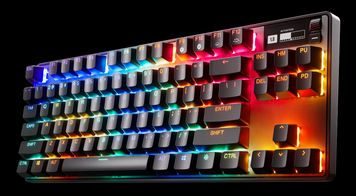 "Plus rapide. Plus intelligent. Meilleur" - SteelSeries a dévoilé le nouveau clavier gamer Apex Pro Gen 3. "Plus rapide. Plus intelligent. Meilleur" - SteelSeries a dévoilé le nouveau clavier gamer Apex Pro Gen 3.