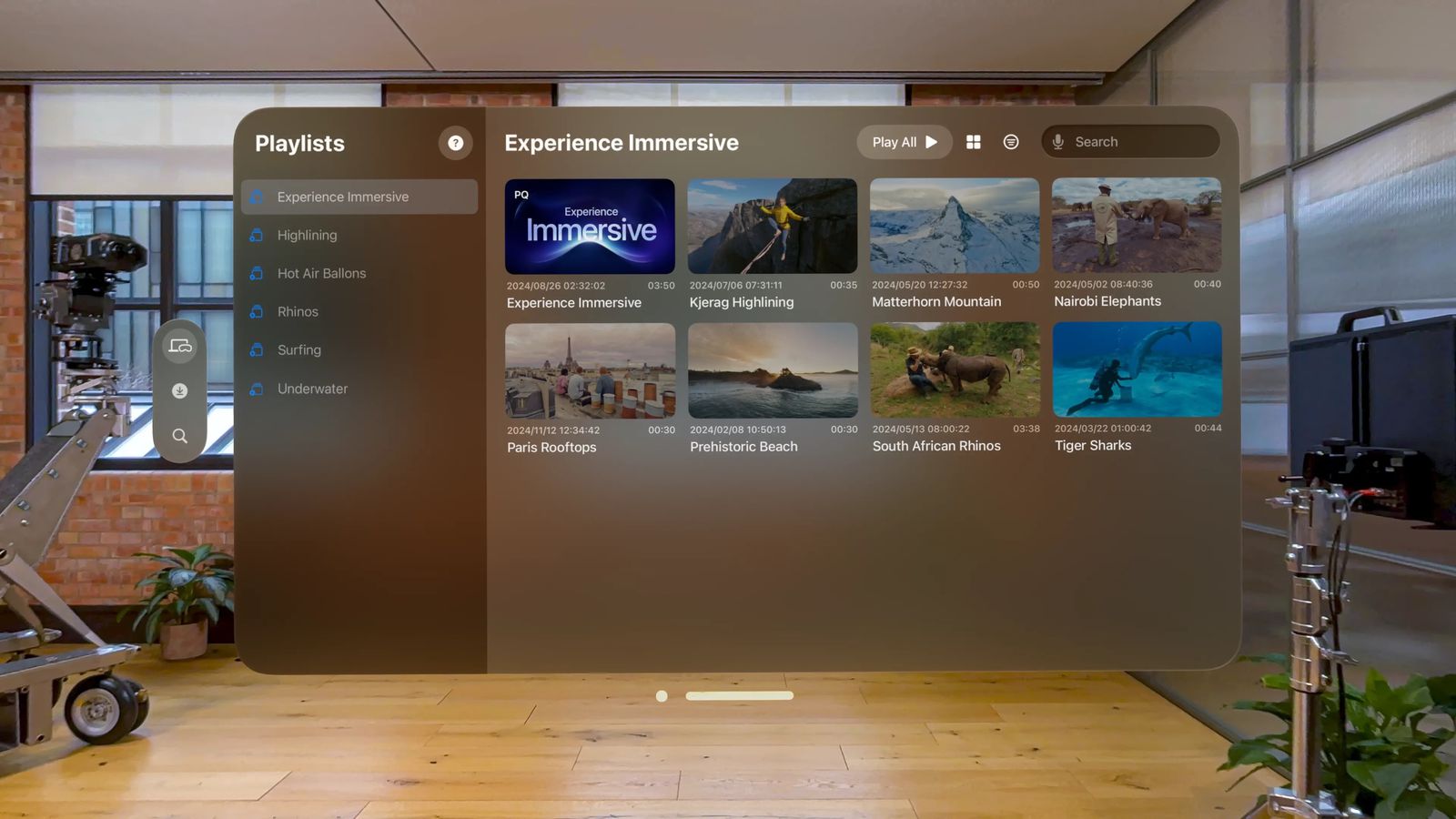 Utilitaire Apple Immersive Video avec intégration de Vision Pro Utilitaire Apple Immersive Video avec intégration de Vision Pro