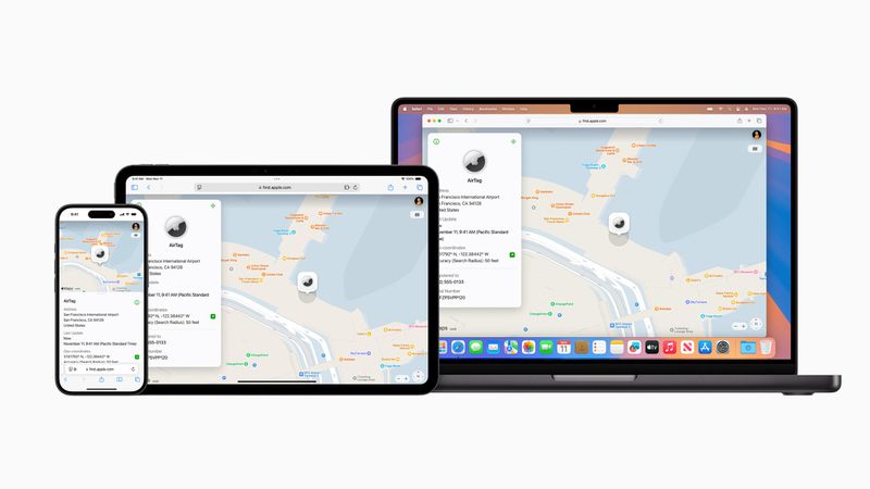 Emplacement de l'Apple AirTag Emplacement de l'Apple AirTag