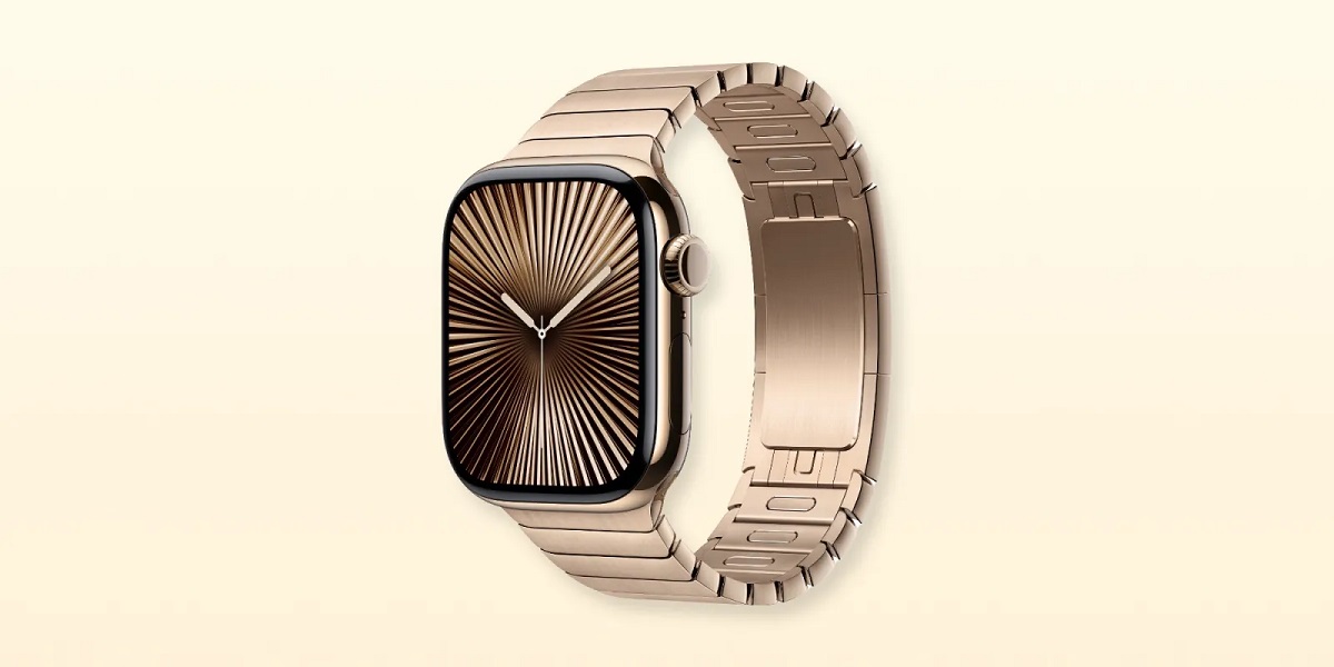 Élégant, cher, riche : Apple a commencé à vendre une version dorée du bracelet Link pour l'Apple Watch