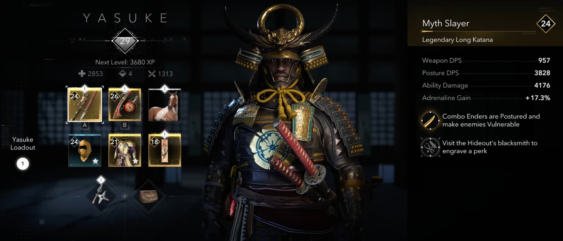 Samurai Yasuke de Assassin's Creed Shadows