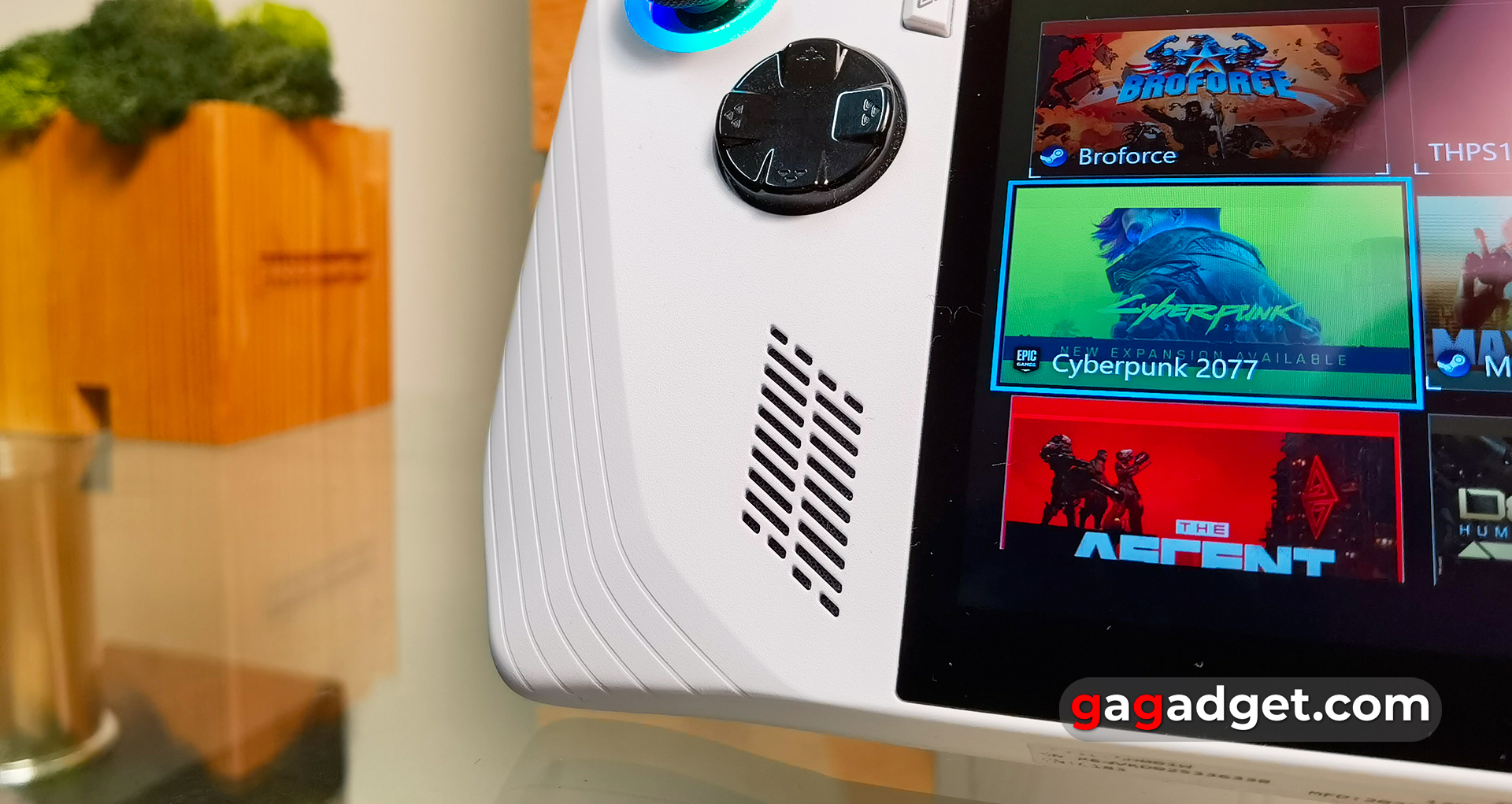 Дизайн ASUS ROG Ally Зовнішній вигляд ASUS ROG Ally