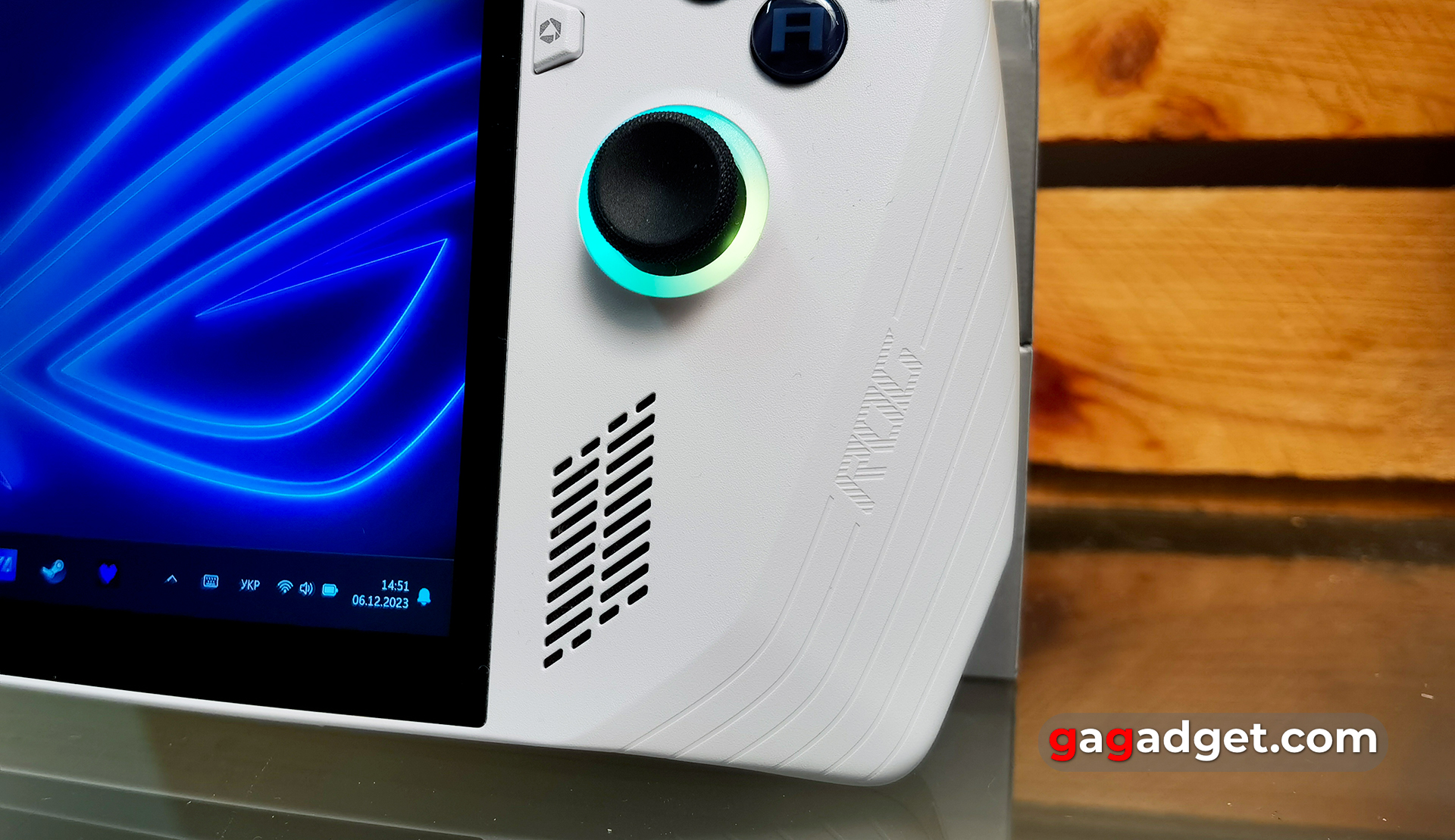 Звук ASUS ROG Ally Динаміки ASUS ROG Ally