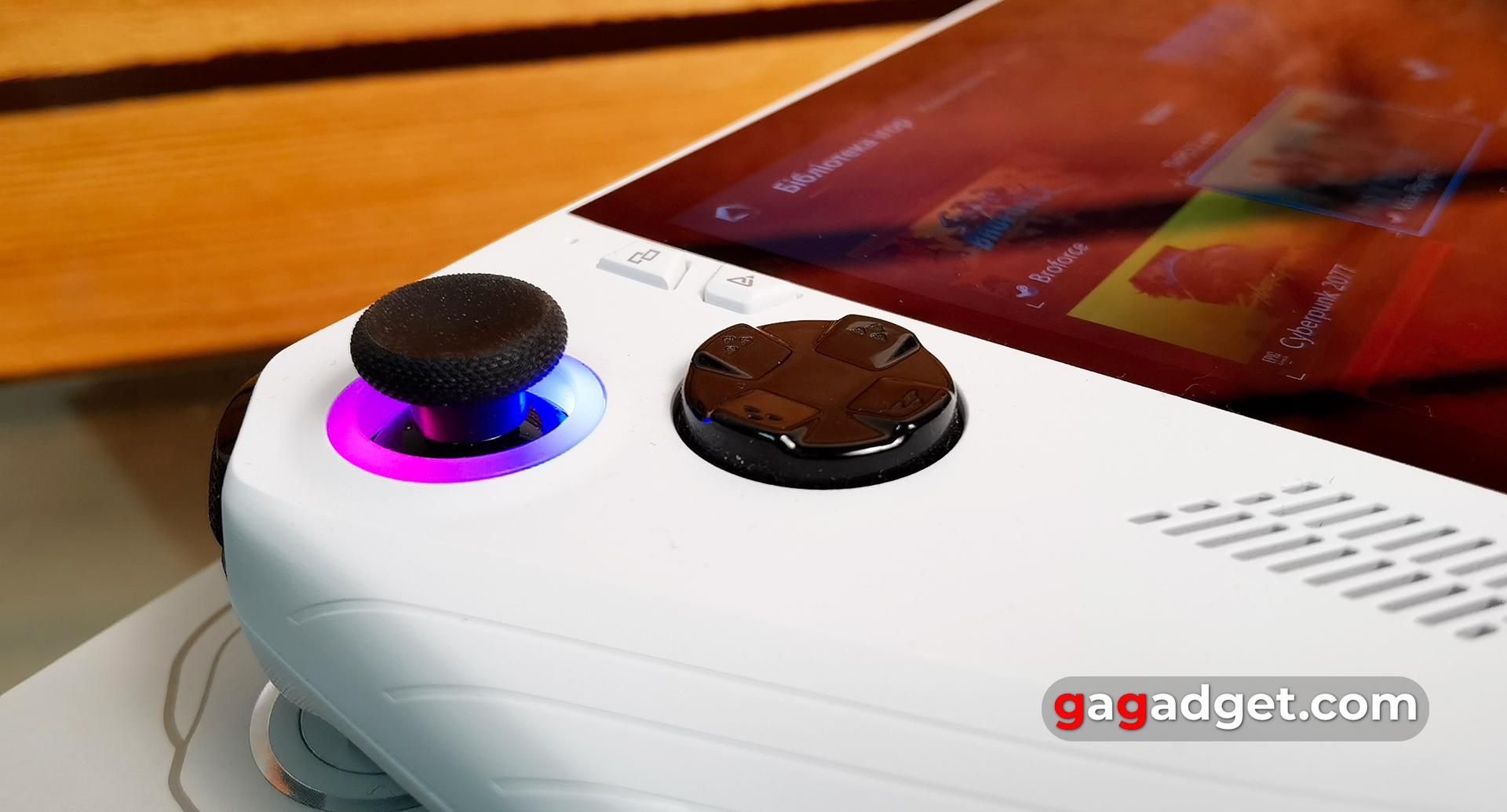 Ергономіка ASUS ROG Ally Зручність використання ASUS ROG Ally