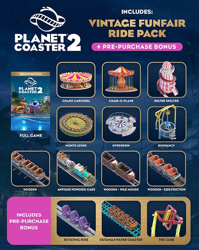 Ouverture du parc d'attractions en novembre : Planet Coaster 2 : la date de sortie de la stratégie économique est annoncée-2 Ouverture du parc d'attractions en novembre : Planet Coaster 2 : la date de sortie de la stratégie économique est annoncée-2