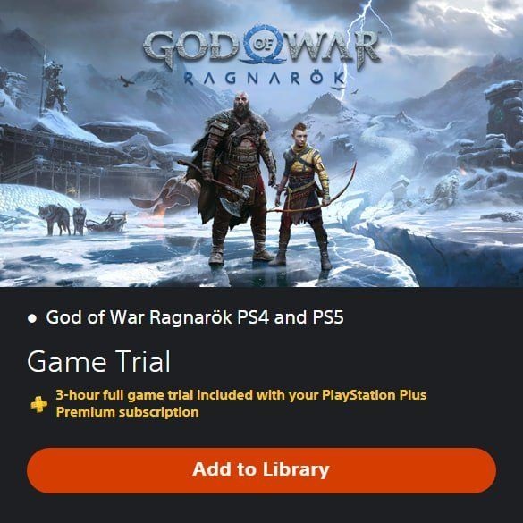 Un essai gratuit de God of War Ragnarök est désormais disponible pour les abonnés PlayStation Plus Premium et Deluxe.-2 Un essai gratuit de God of War Ragnarök est désormais disponible pour les abonnés PlayStation Plus Premium et Deluxe.-2