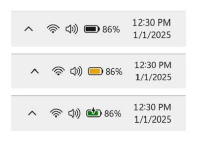 Nouveaux indicateurs de batterie Nouveaux indicateurs de batterie