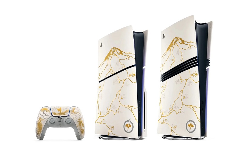 PlayStation 5 Édition Limitée Or dans le style kintsugi PlayStation 5 Édition Limitée Or dans le style kintsugi