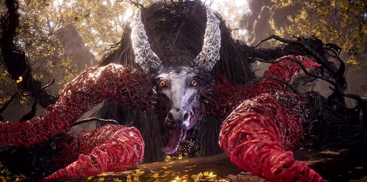 Un taureau poilu avec des tentacules contre un héros avec une hallebarde dans la nouvelle vidéo de gameplay de Wo Long : Fallen Dynasty Un taureau poilu avec des tentacules contre un héros avec une hallebarde dans la nouvelle vidéo de gameplay de Wo Long : Fallen Dynasty