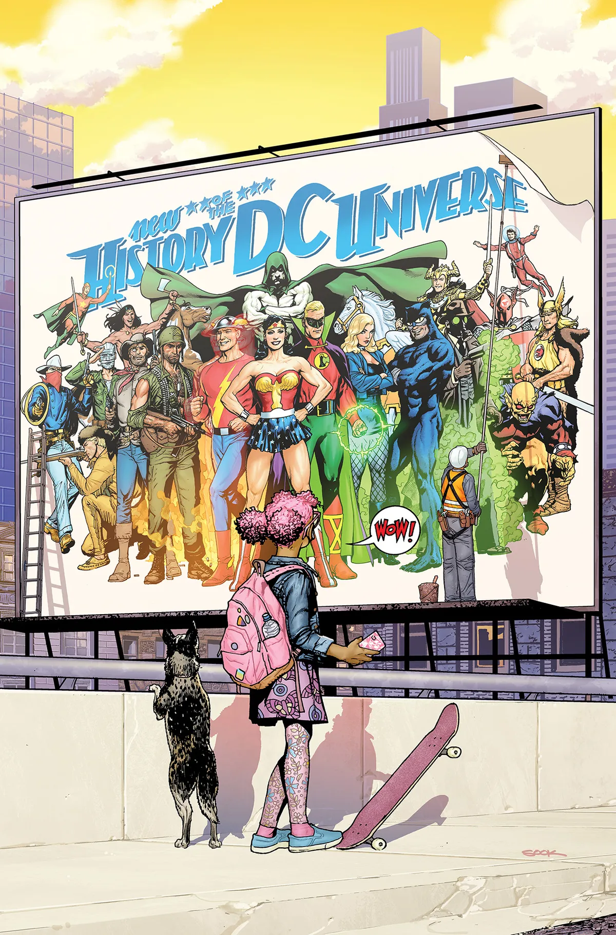 Une page de la nouvelle histoire de l'univers DC Une page de la nouvelle histoire de l'univers DC