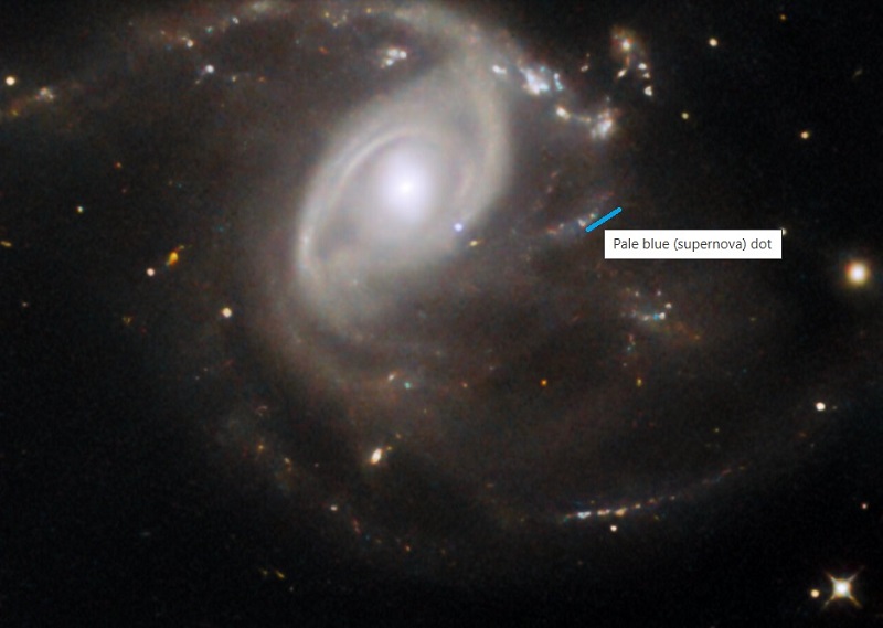 Photo de la supernova SN 2024PI