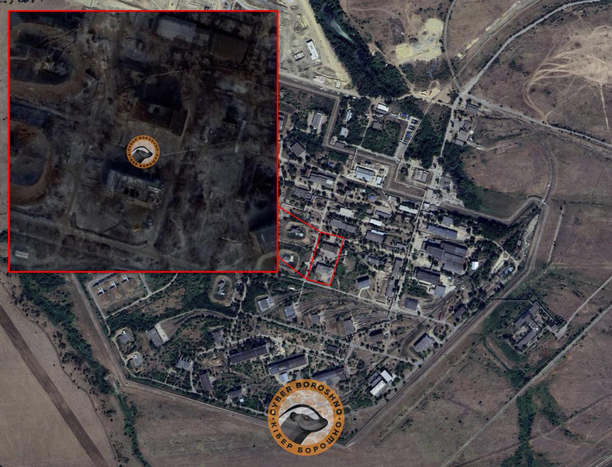 Bâtiments endommagés à l'usine de Kamensky, dans la région de Rostov. Illustration : "CyberFlour Bâtiments endommagés à l'usine de Kamensky, dans la région de Rostov. Illustration : "CyberFlour