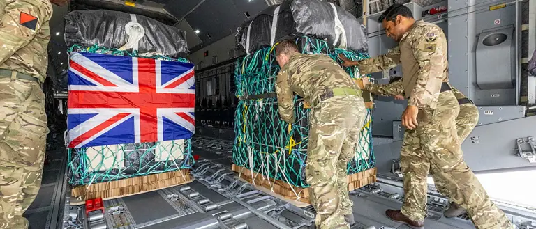 Illustration de l'armée britannique L'armée britannique, qui fournit une assistance militaire à l'Ukraine