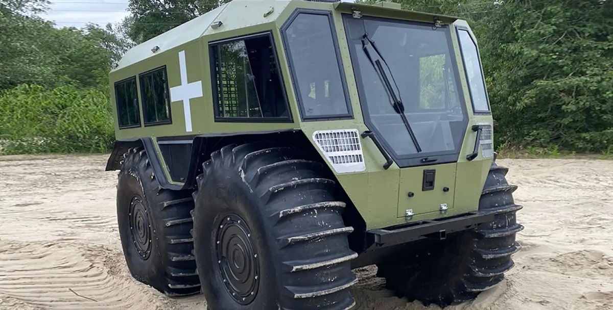 L'armée ukrainienne recevra un nouveau véhicule amphibie tout-terrain "TAKHA", capable de franchir la plupart des types d'obstacles. L'armée ukrainienne recevra un nouveau véhicule amphibie tout-terrain "TAKHA", capable de franchir la plupart des types d'obstacles.