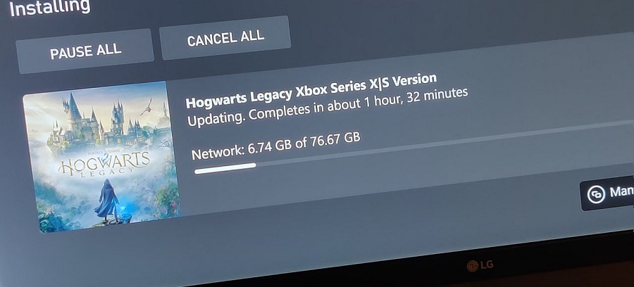 Des utilisateurs affirment que le préchargement de L'héritage de Poudlard est déjà disponible sur les consoles de la série Xbox.-3 Des utilisateurs affirment que le préchargement de L'héritage de Poudlard est déjà disponible sur les consoles de la série Xbox.-3