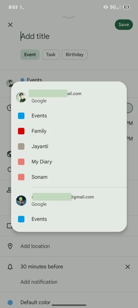 Sélectionner un calendrier pour un événement dans Google Agenda Sélectionner un calendrier pour un événement dans Google Agenda