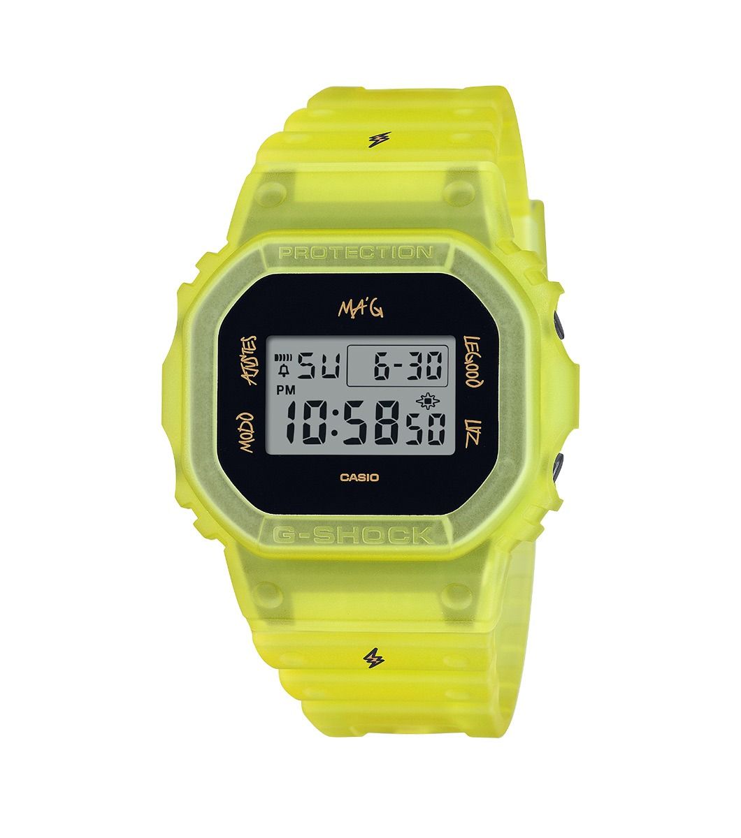 G-Shock DWE-5600JB-1A9ER en jaune G-Shock DWE-5600JB-1A9ER en jaune