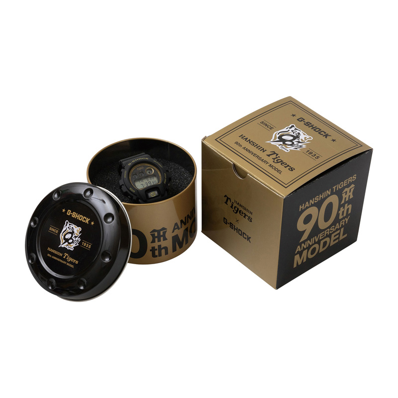 packaging de la montre G-Shock x Hanshin Tigers packaging de la montre G-Shock x Hanshin Tigers