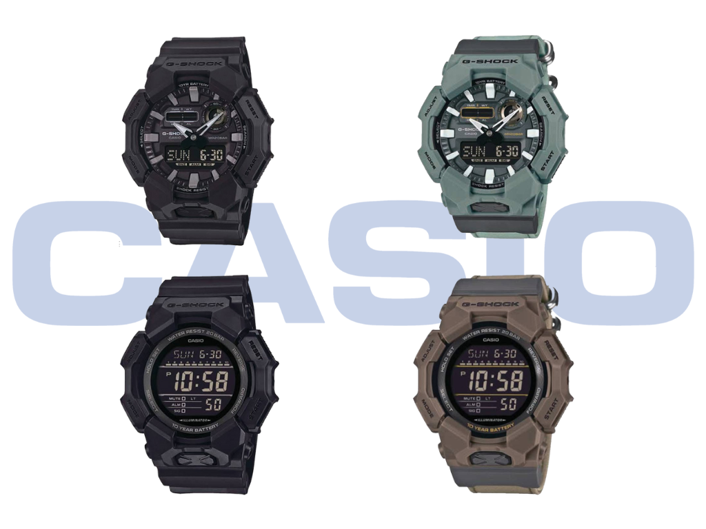 Modèles Casio apparus dans la fuite