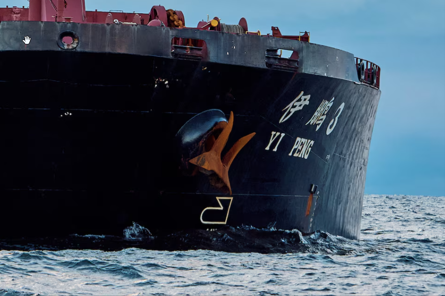Yi Peng 3. Illustration : Reuters Le cargo chinois Yi Peng 3